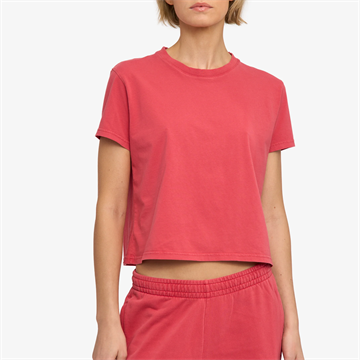 Colorful Standard Organic Boxy Crop T-shirt Faded Red